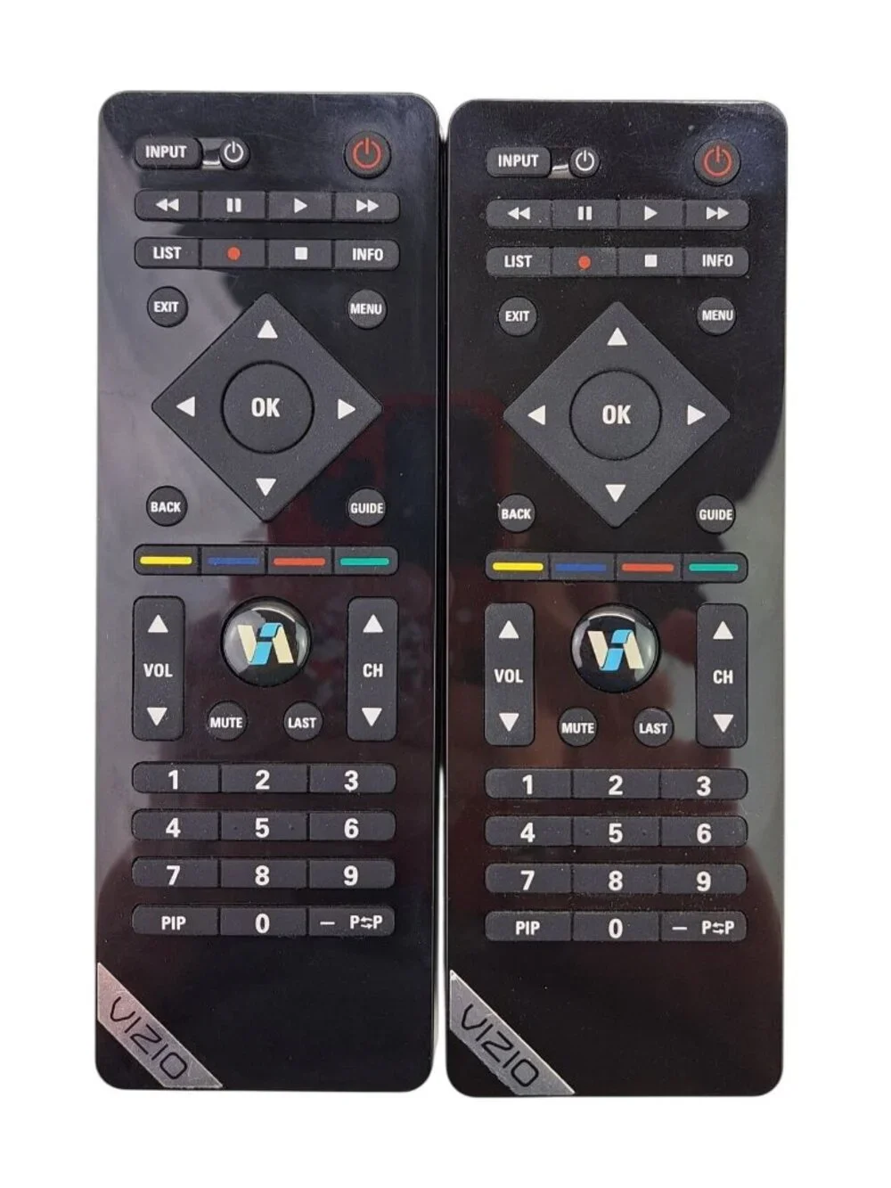 Vizio Remote Control Lot Of 2 VUR10 Slide Out Keyboard & TV Manual M550NV M470NV